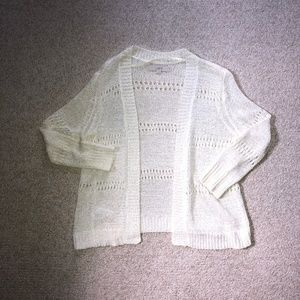 Cream Knit Loft Cardigan
